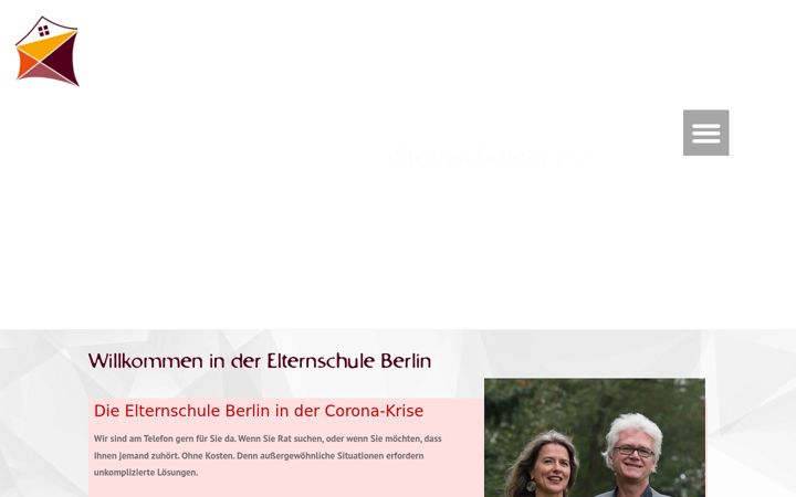 Zrzut ekranu elternschule-berlin.de