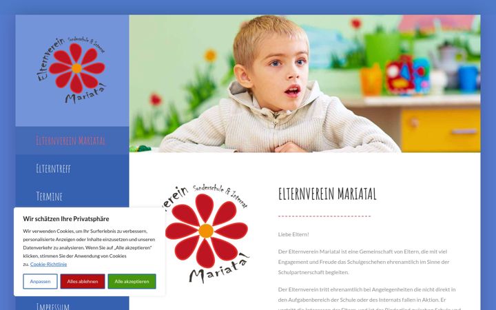 Skærmbillede af elternverein-mariatal.at