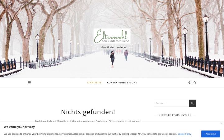Screenshot of elternwohl.com