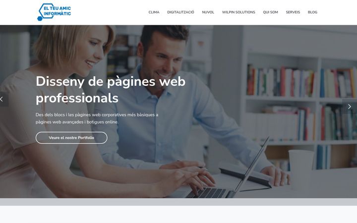 Screenshot of elteuamicinformatic.com