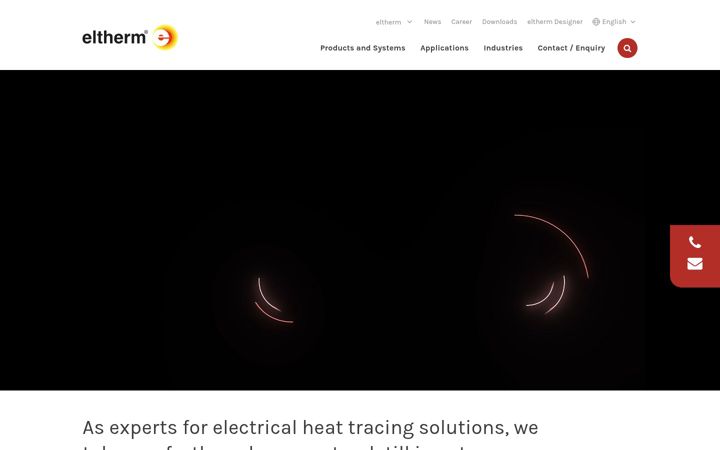 Zrzut ekranu eltherm.com
