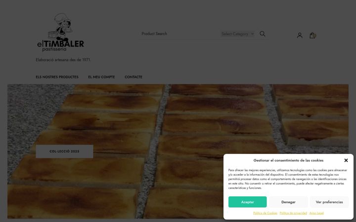 Screenshot of eltimbaler.com