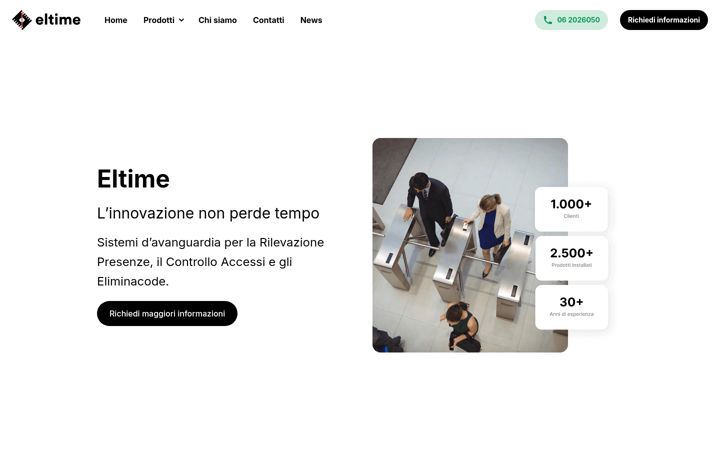 Screenshot di eltime.it