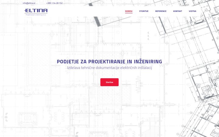 Screenshot of eltina.si
