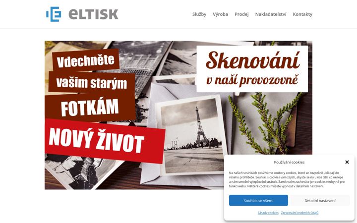 Snímek obrazovky eltisk.cz