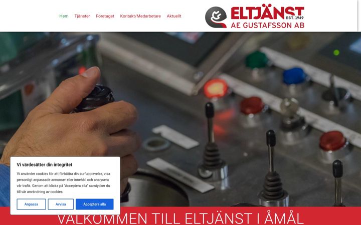 Skjámynd af eltjanstamal.se