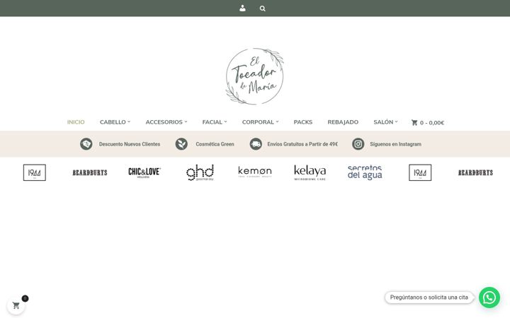 Screenshot of eltocadordemaria.es