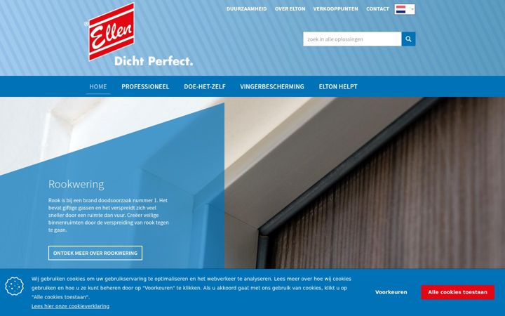 Screenshot ta' elton.nl