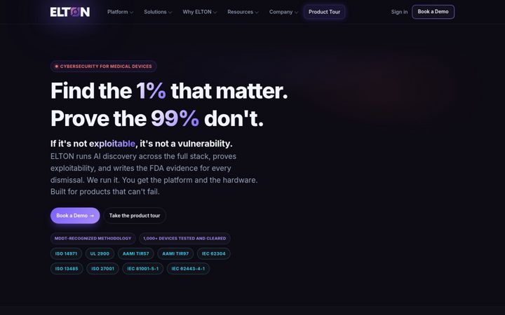 Screenshot of eltoncyber.com