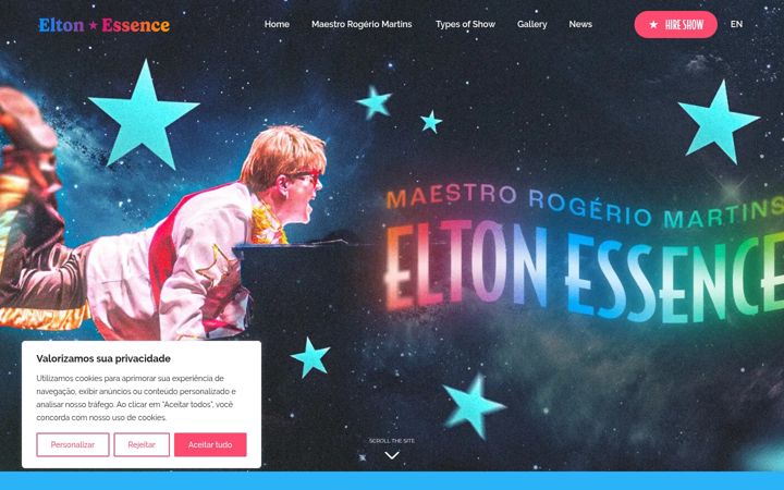 Screenshot di eltonjohncover.com.br