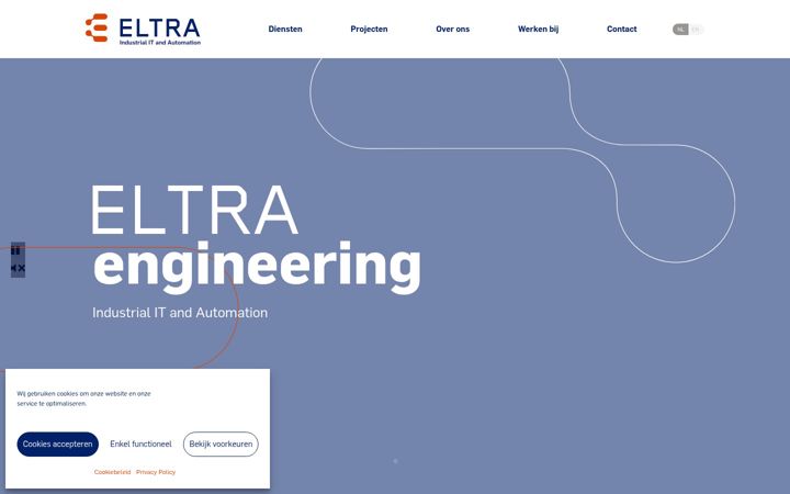 Screenshot ta' eltra.nl