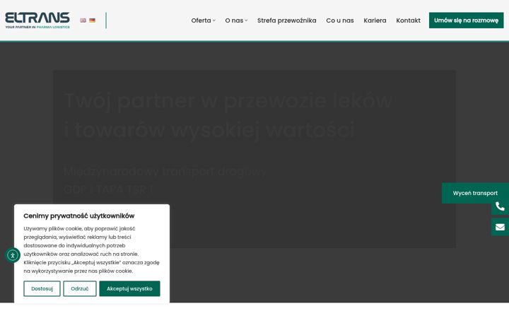 Snímek obrazovky eltrans-tsl.pl