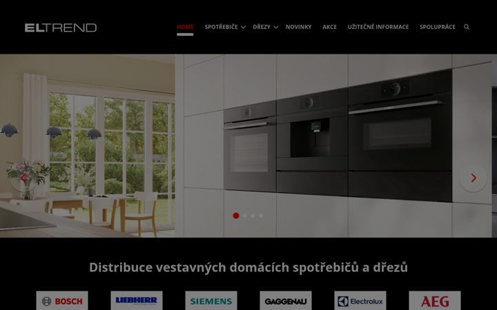 Skærmbillede af eltrend.cz