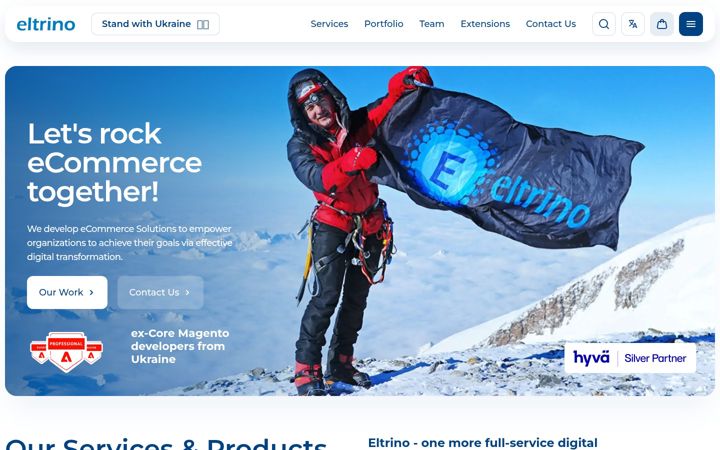 Screenshot of eltrino.com