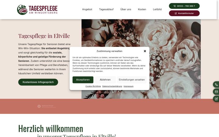 Screenshot of eltville-tagespflege.de