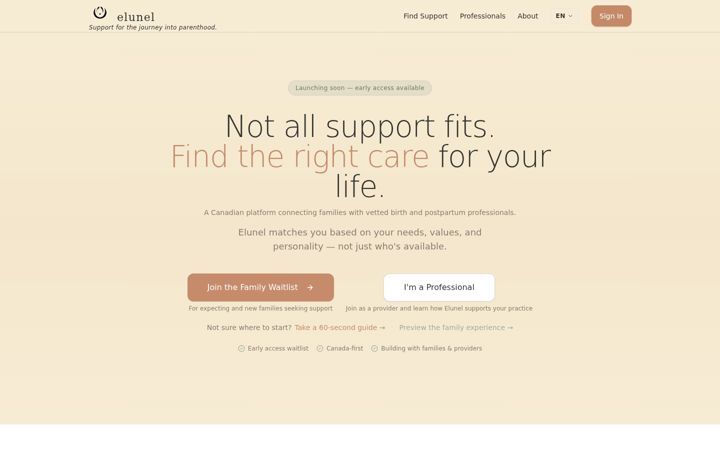 Screenshot of elunel.com