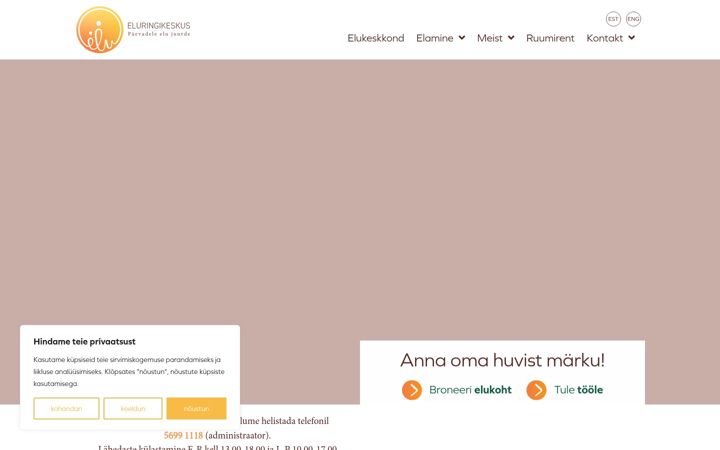 Screenshot of eluring.ee