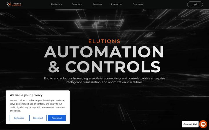 Screenshot of elutions-controlmaestro.com