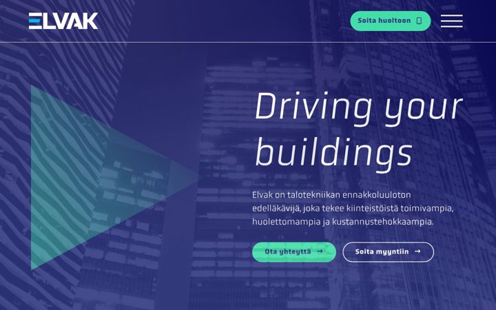 Screenshot di elvak.fi