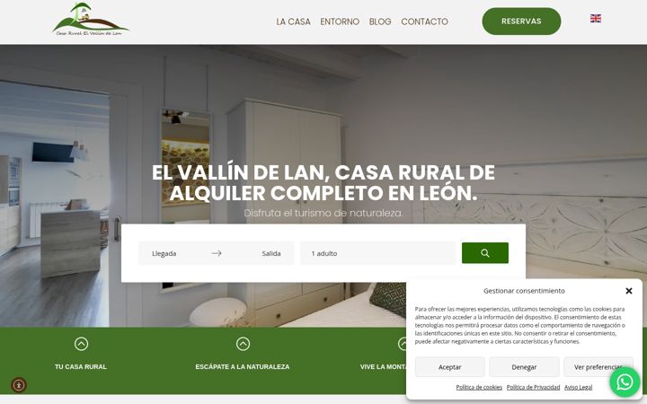Screenshot of elvallindelan.es