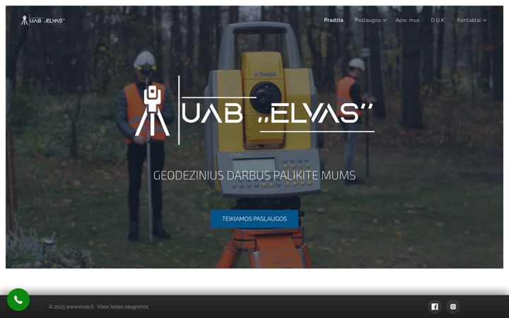 Screenshot of elvas.lt