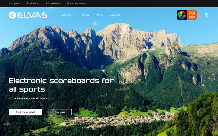 Screenshot von elvassport.com