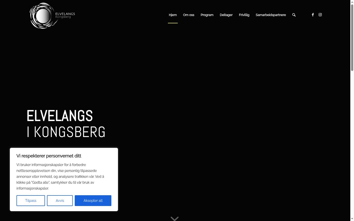 Screenshot van de toestemmingsbanner zoals getoond vóór enige interactie