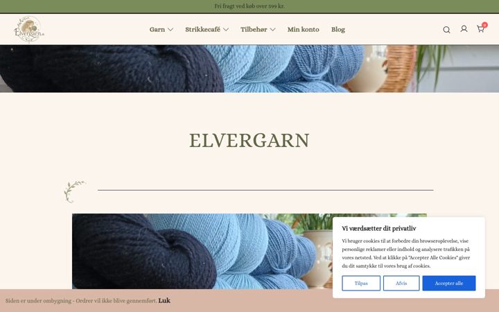 Screenshot ta' elvergarn.dk