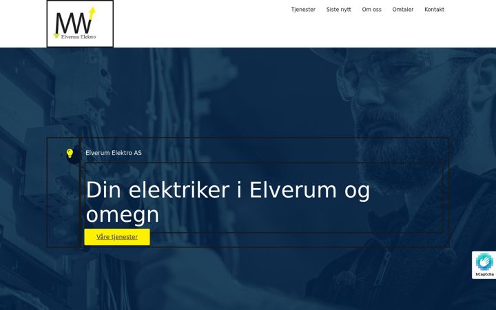 Screenshot van elverumelektro.no