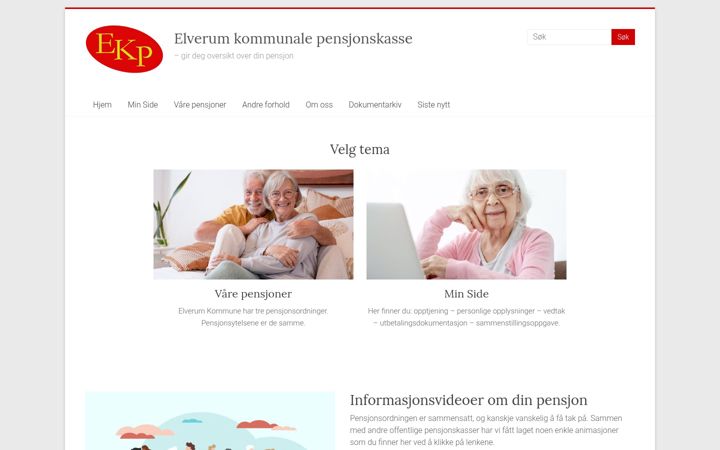 Screenshot di elverumpensjon.no