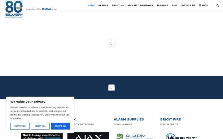 Screenshot di elvey.co.za