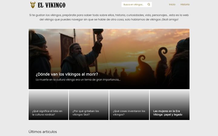 Ekrānuzņēmums no elvikingo.es