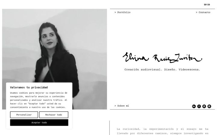 Screenshot of elviraruizzurita.com