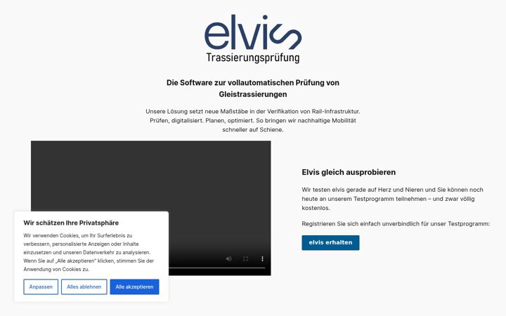 Screenshot of elvis-infra.com