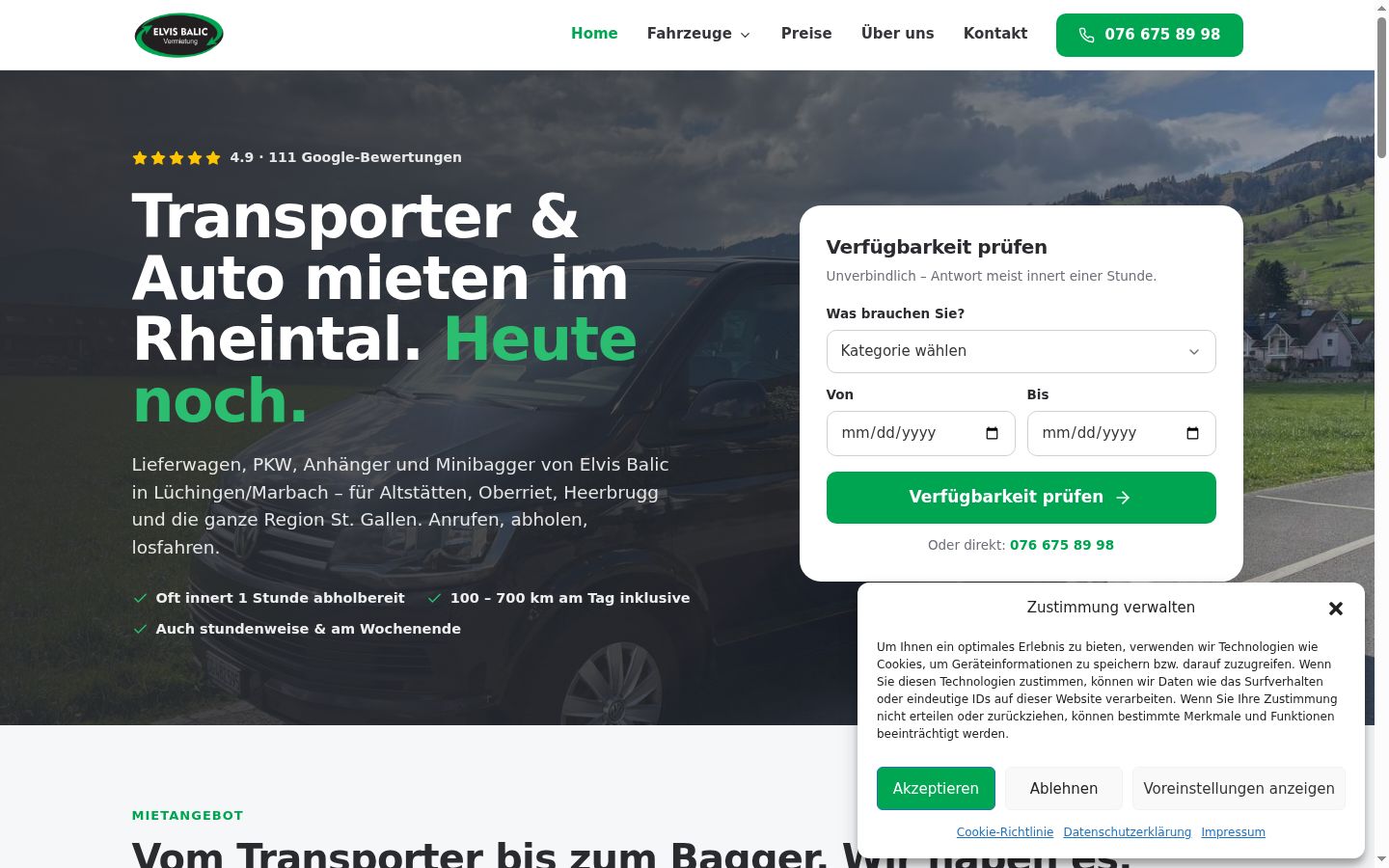 Screenshot tal-banner tal-kunsens muri qabel kwalunkwe interazzjoni
