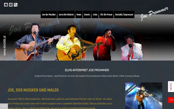 Skærmbillede af elvislebt.at