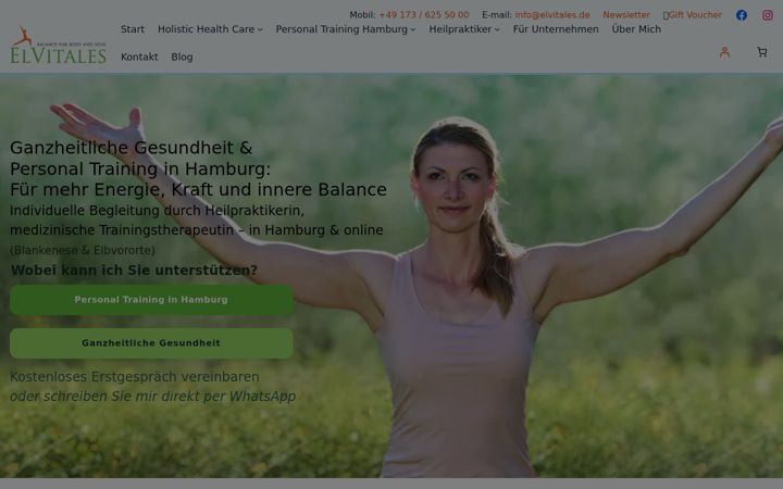Screenshot of elvitales.de