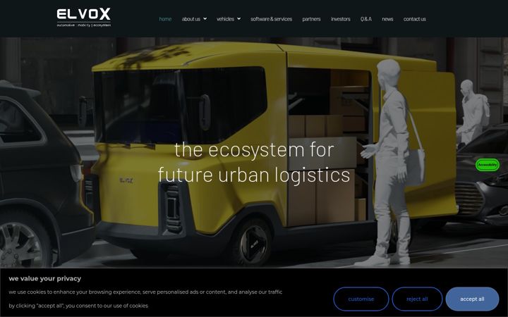 Screenshot of elvox.net