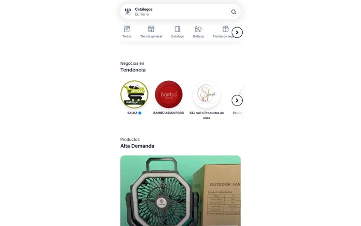 Screenshot of elyerromenu.com