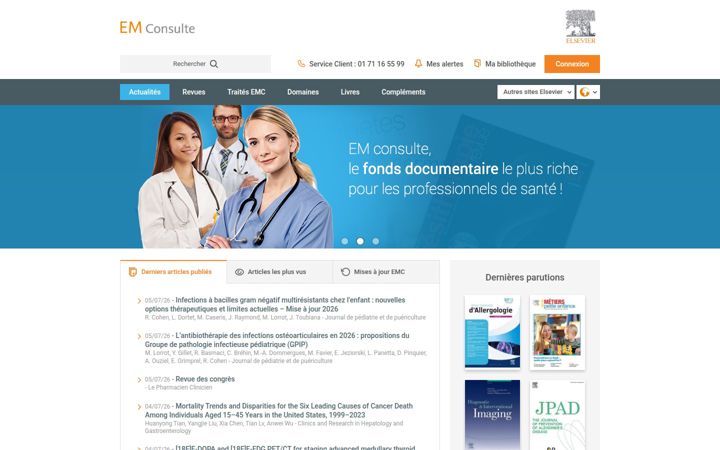 Snímek obrazovky em-consulte.com