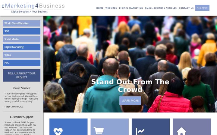 Screenshot of em4b.com