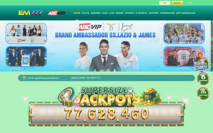 Screenshot of em777.com
