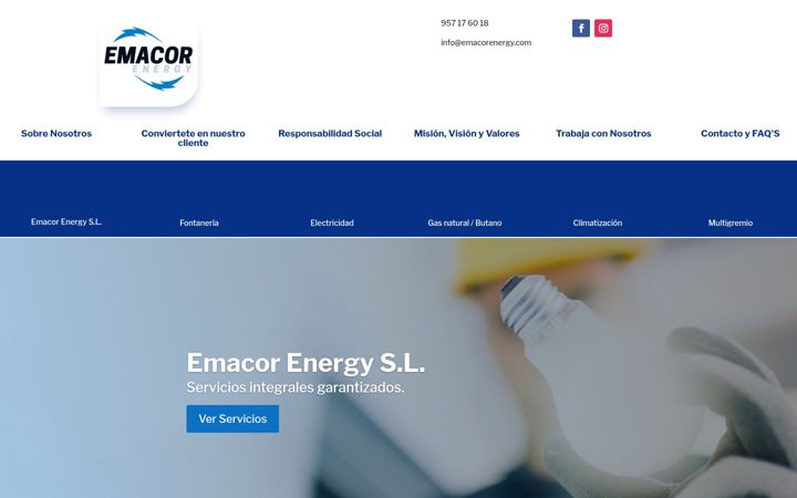 Zrzut ekranu emacorenergy.es
