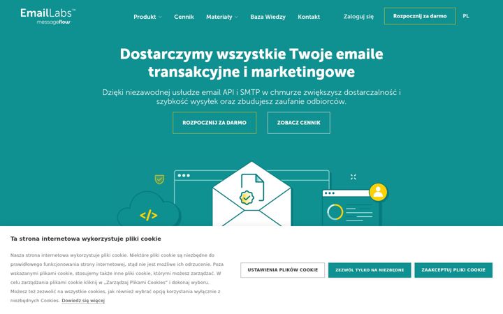 Screenshot of emaillabs.net.pl