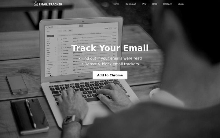 Screenshot of emailtracker.website