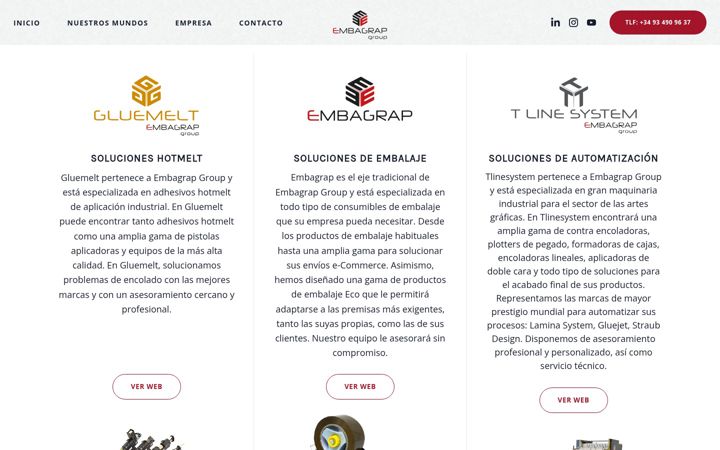 Screenshot of embagrapgroup.com