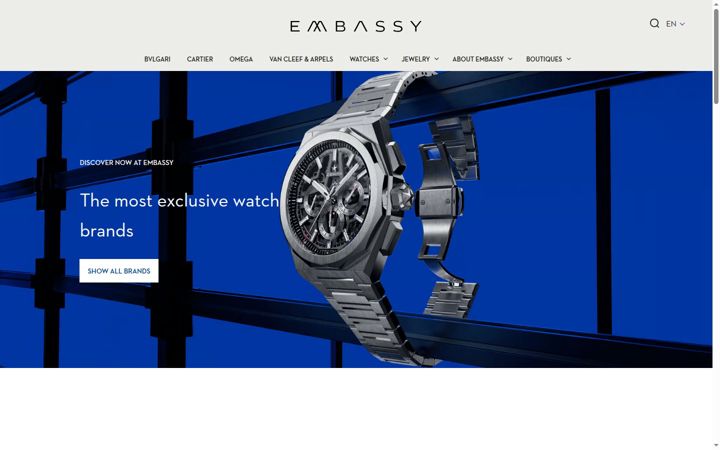 Screenshot ta' embassy.ch