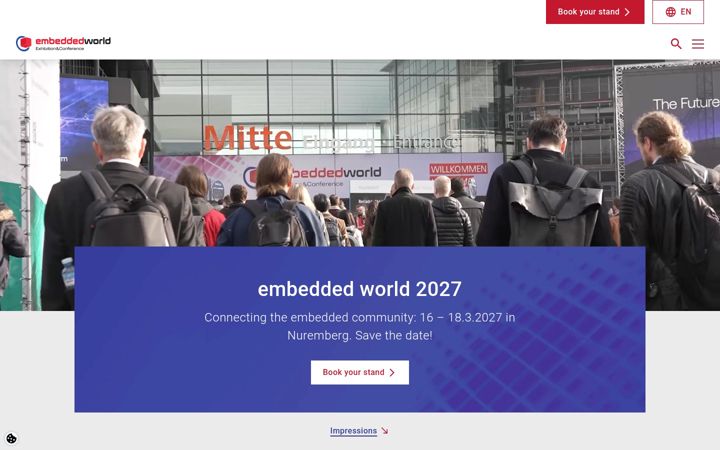 Screenshot of embedded-world.de