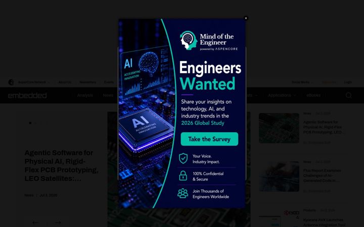 Screenshot of embedded.com