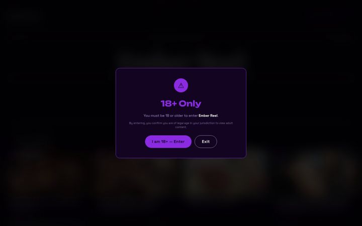 Screenshot of emberreel.com